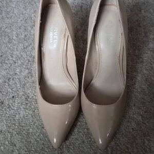 Carvela Beige Patent Heels